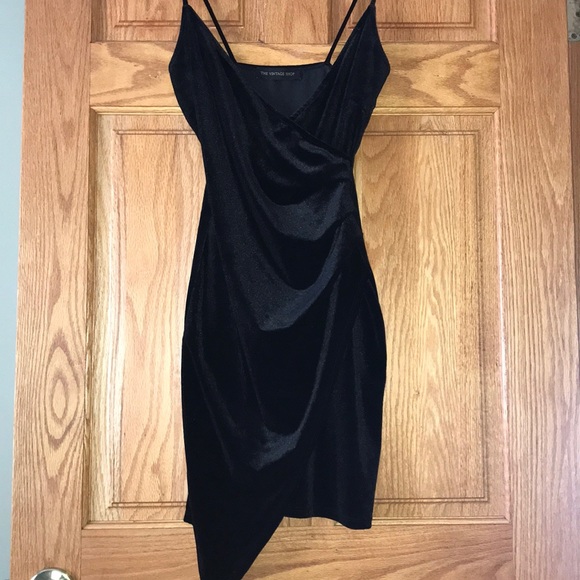 The Vintage Shop Dresses & Skirts - Necessary Clothing Velvet Wrap Dress
